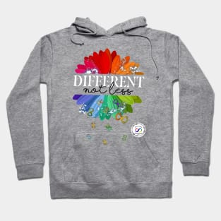 Different, Not less Flower Hoodie